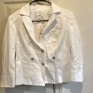 Cato size small white blazer never worn still has tags